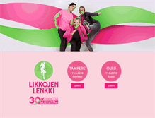 Tablet Screenshot of likkojenlenkki.fi
